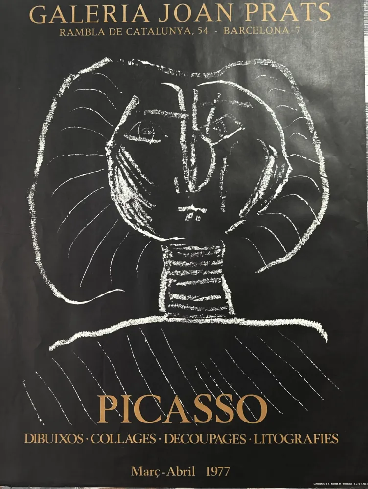 オフセット Picasso (After) - Dibuxos-Collages-Decoupages-LItografies