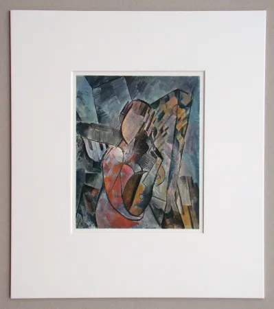輪転グラビア印刷 Picasso (After) - Femme à la guitare, 1909