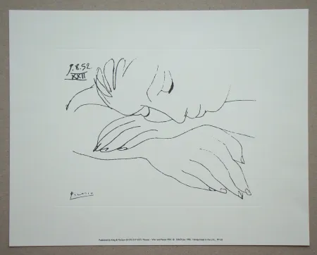 シルクスクリーン Picasso (After) - War and Piece