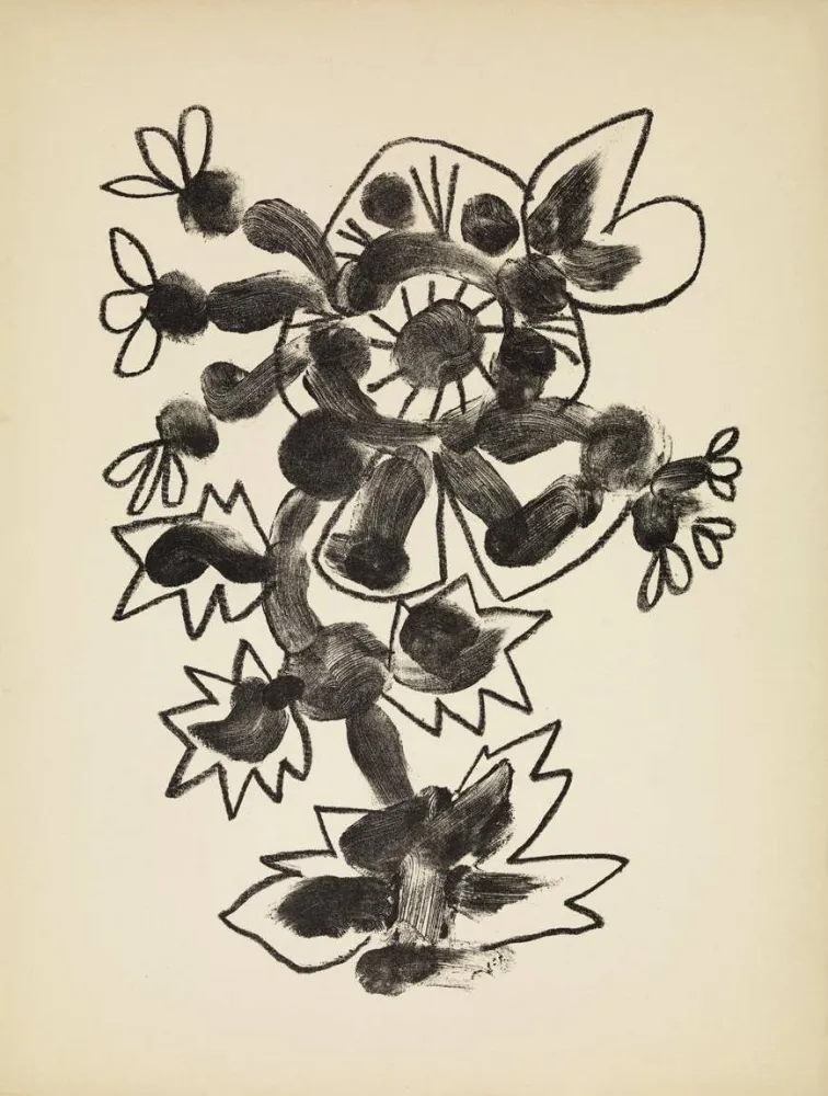 リトグラフ Picasso - De mémoir d'homme, Planche VI