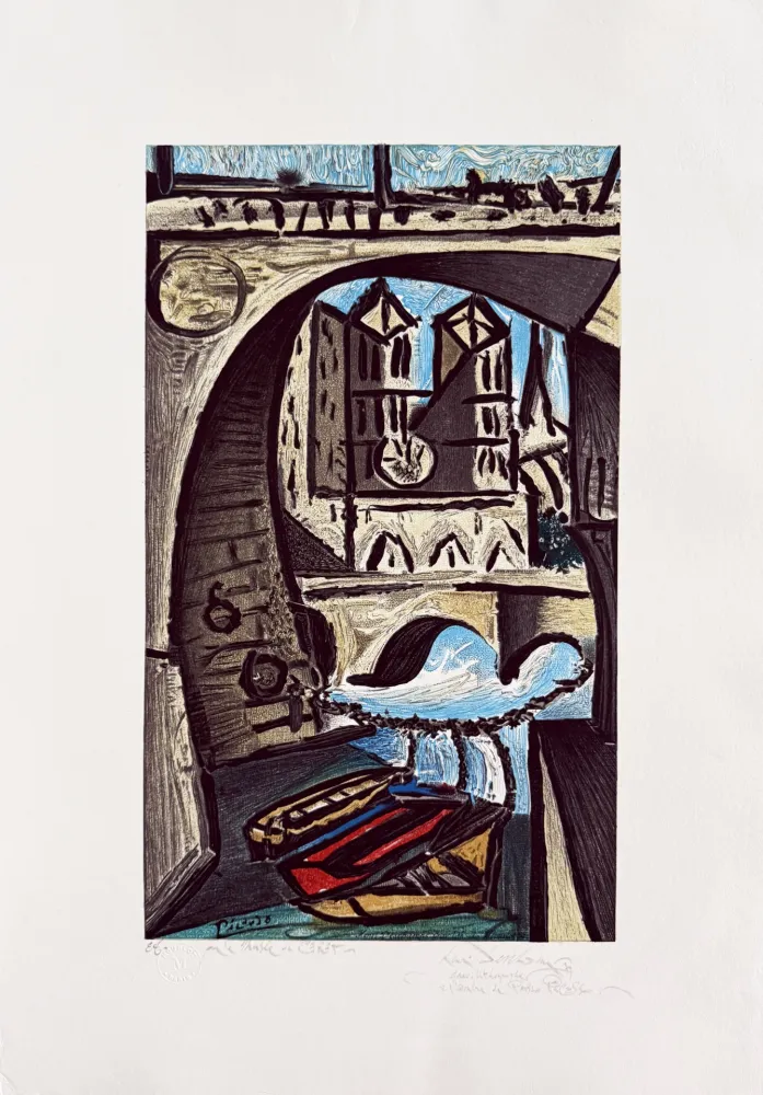 リトグラフ Picasso - Notre Dame