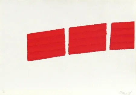 シルクスクリーン Pinelli - Pittura R (b)