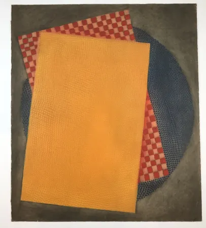 エッチング Piza - Carré jaune