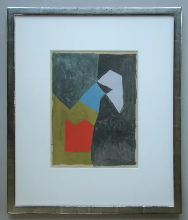 ステンシル Poliakoff - Gouache - 1955