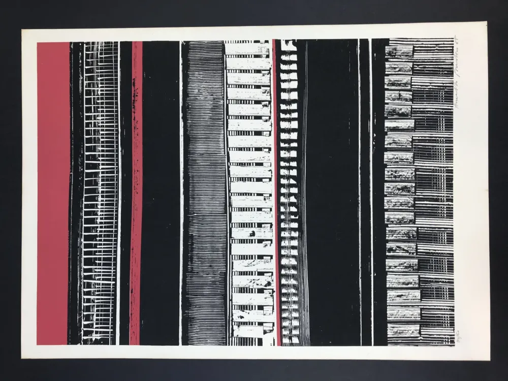 シルクスクリーン Pomodoro -  Strutturazione, 19655