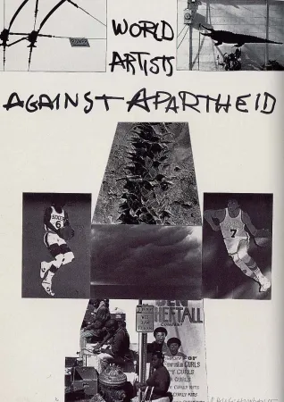 オフセット Rauschenberg - Contre l'apartheid