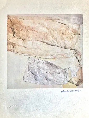 リトグラフ Rauschenberg - Il Tatto (The Touch)