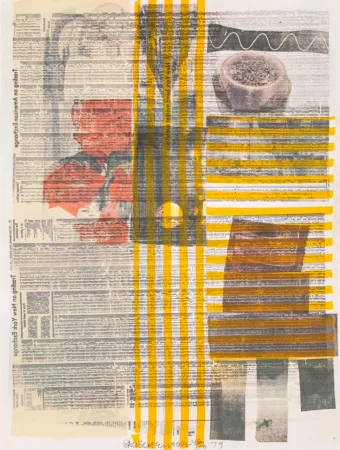 オフセット Rauschenberg - One More and We Will Be More Than Halfway There, from Suite of Nine Prints