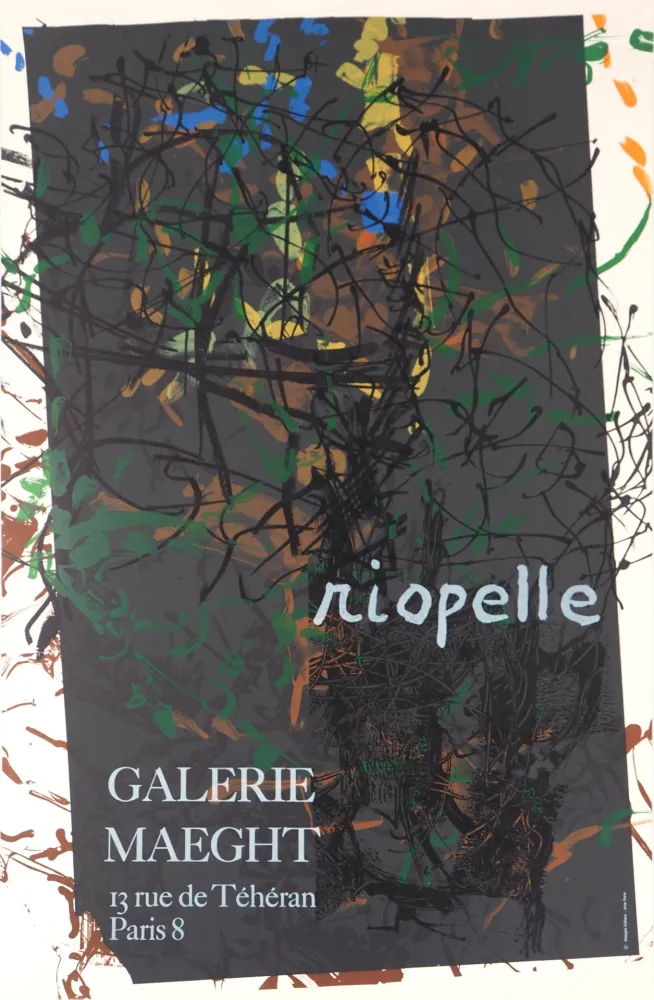 挿絵入り本 Riopelle - Arbre du Canada en automne