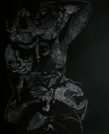 エッチングと　アクチアント Rouan  - Sans Titre