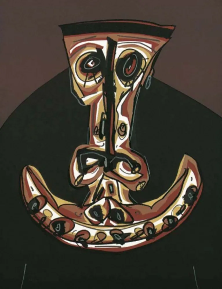 リトグラフ Saura - Melanchton II