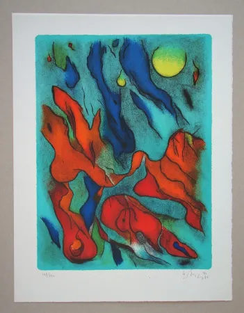 リトグラフ Singier - Envol