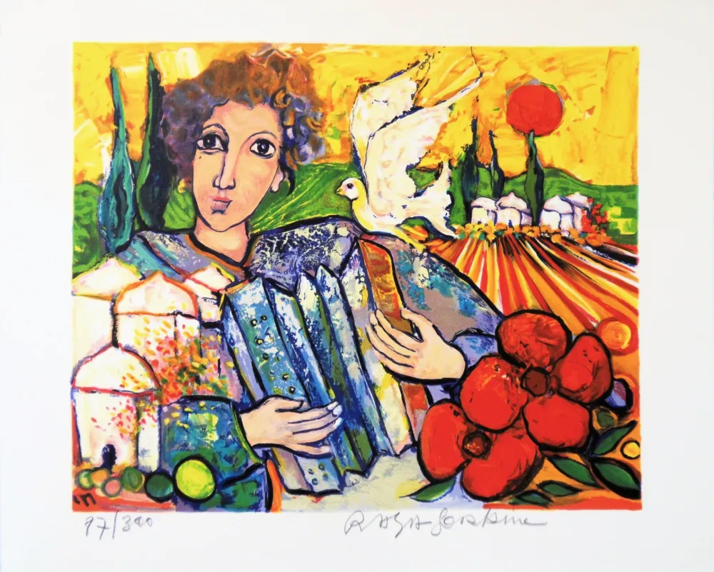 リトグラフ Sorkine - Colombe de la Paix