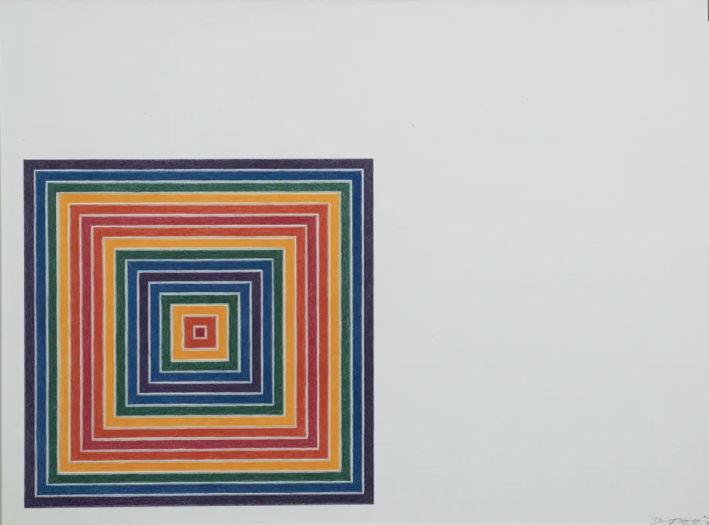 リトグラフ Stella - Gran Cairo (from multicolored squares)