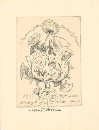 彫版 Thoma - Ich kam selten aus dem Häuschen