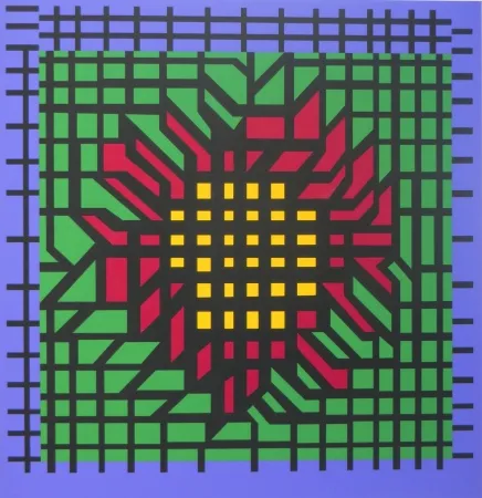 シルクスクリーン Vasarely - KATZAG