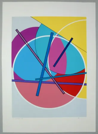 シルクスクリーン Veronesi - Composizione