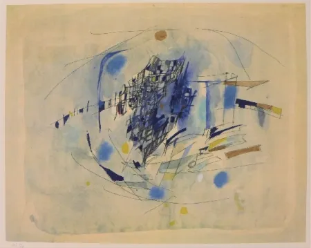 リトグラフ Vieira Da Silva - Clair de lune