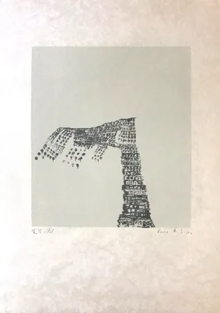 リトグラフ Vieira Da Silva - Sans titre 3