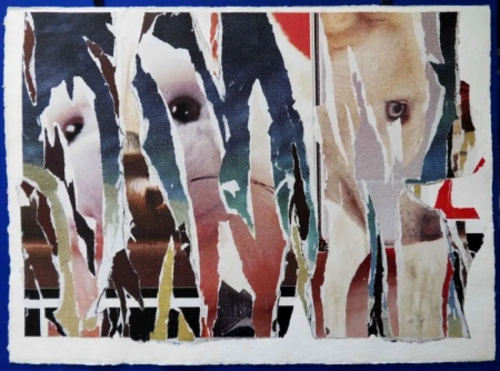 技術的なありません Villeglé - Lacération au retriever