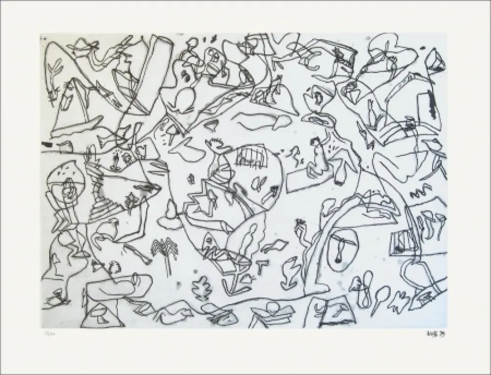 エッチング Voss - Sans titre n°62