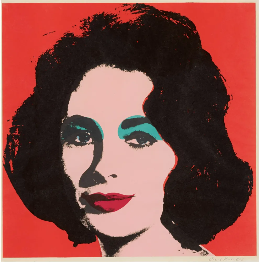 シルクスクリーン Warhol - Liz Taylor 7