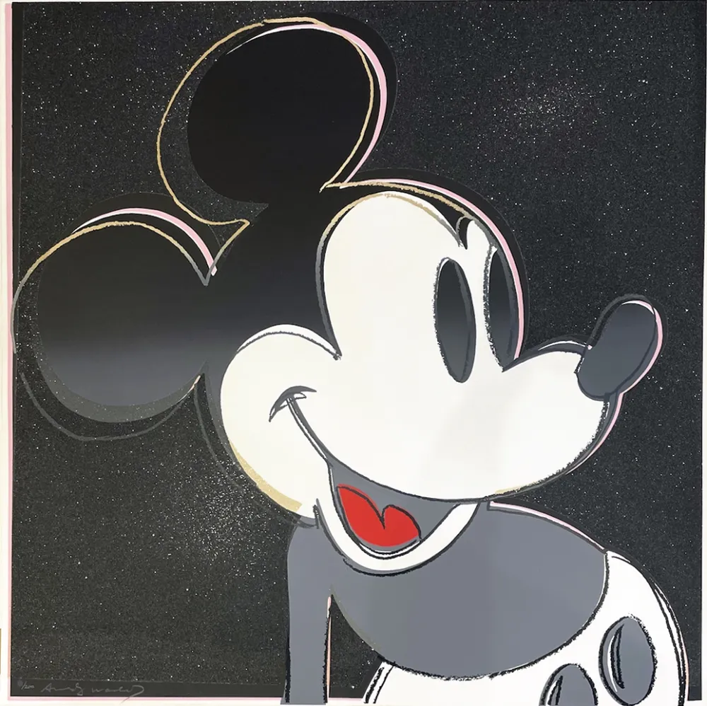 シルクスクリーン Warhol - Mickey Mouse (FS II.265)