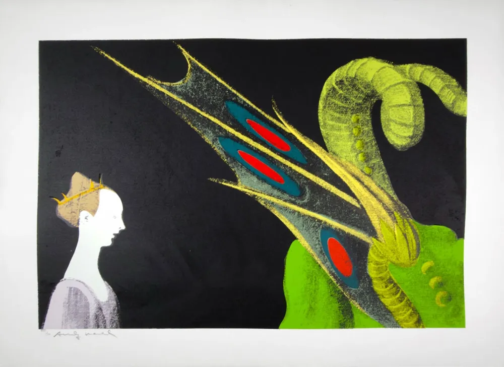 シルクスクリーン Warhol - Paolo Uccello, St. George and the Dragon 324