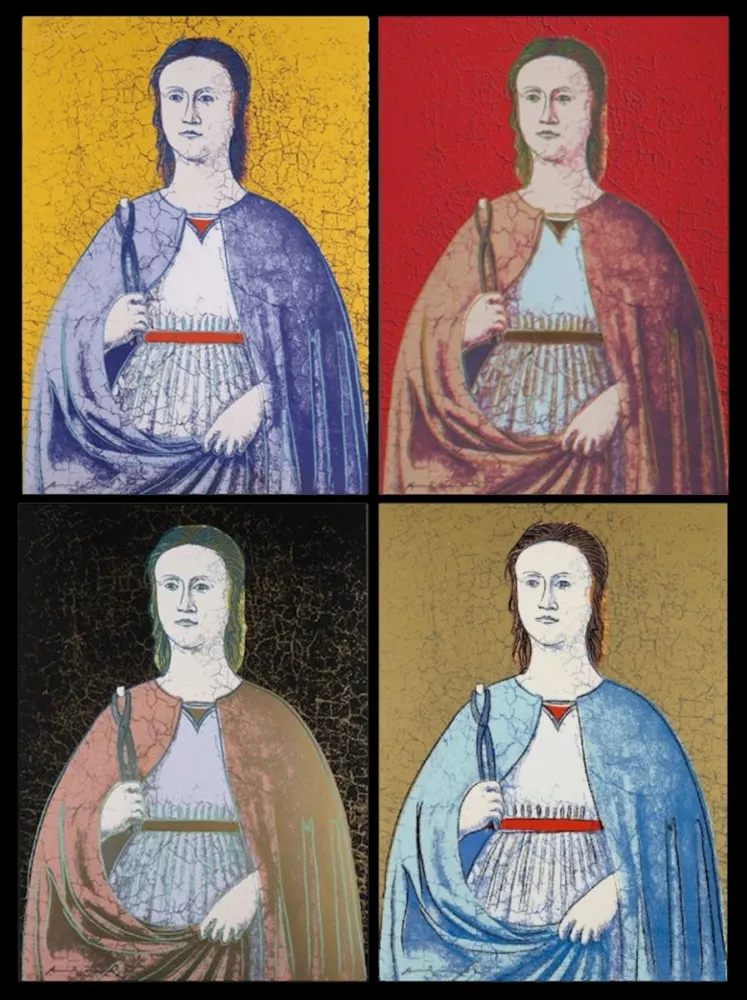 シルクスクリーン Warhol - Saint Apollonia Complete Portfolio