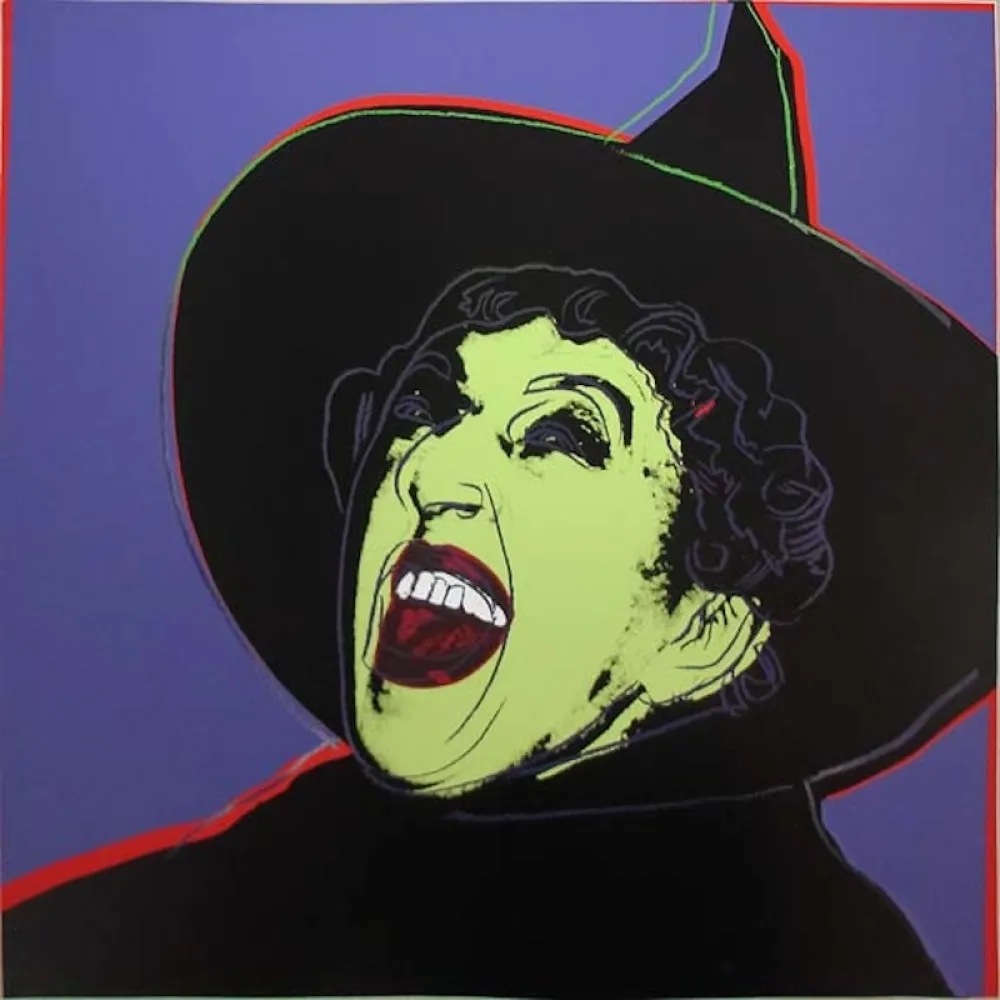 シルクスクリーン Warhol - The Witch, II.261 from MYTHS