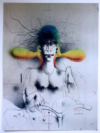 リトグラフ Wunderlich - Easy Rider